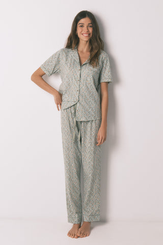 Set de Pijama 2 Piezas con Estampado Floral