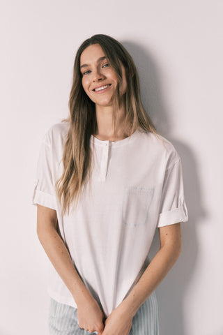 Dc White Tee Pj Fr.