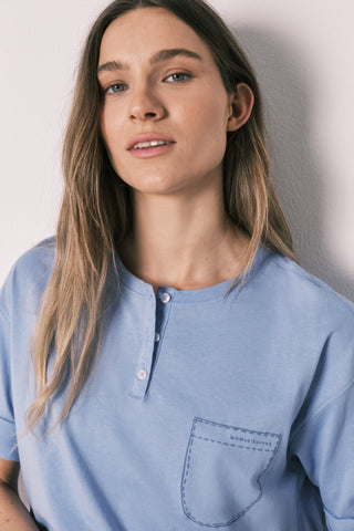 Dc Blue Tee Pj Fr.
