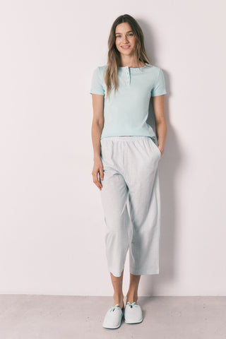 Dc Green Check Pj Fr.