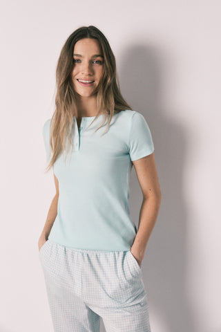 Dc Green Check Pj Fr.