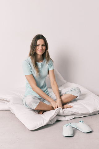 Dc Green Check Pj Fr.