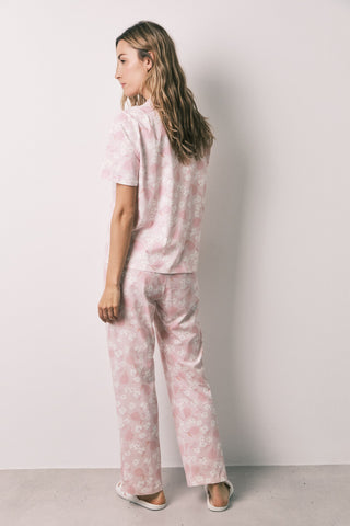 Set de Pijama 2 Piezas con Estampado Floral