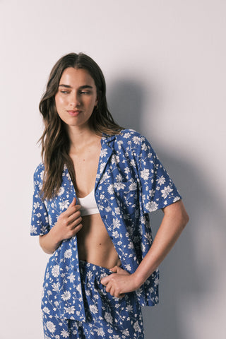 Dc Blue Flower Pj Fr.