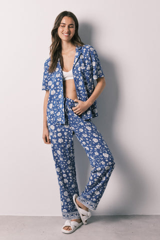 Dc Blue Flower Pj Fr.