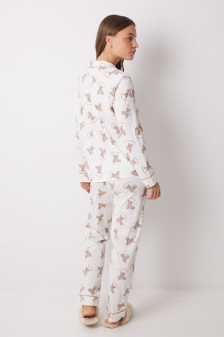 Set de Pijama 2 Pizas con Estampado de Ositos