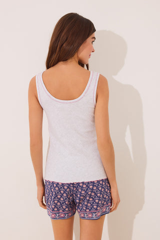 Set de Pijama 2 Piezas Short con Estampado