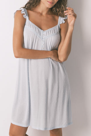 Pijama Maternity de Tirantes con Encaje