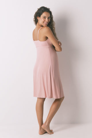 Pijama Maternity de Tirantes con Canalé