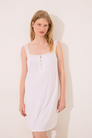 Pijama Maternity de Tirantes con Encaje