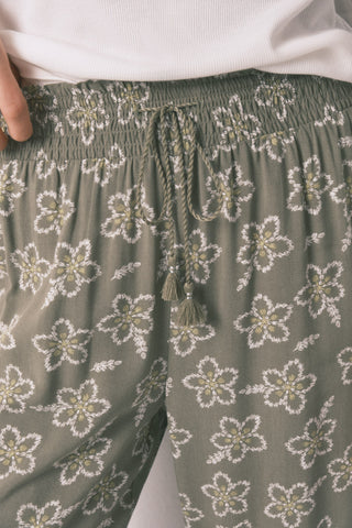 Pantalón Largo con Flores