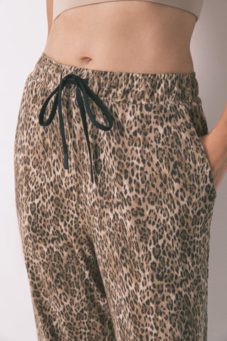 Pantalón de Pijama con Estampado Animal Print