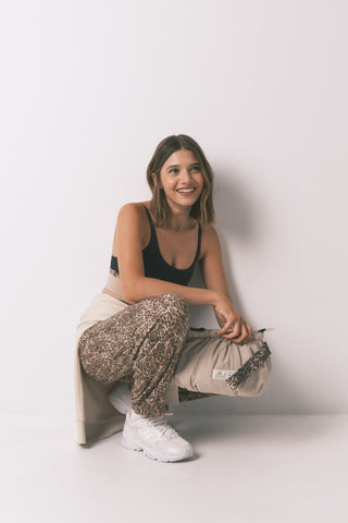 Pantalón de Pijama con Estampado Animal Print