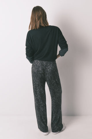 Pantalón de Pijama con Estampado Animal Print