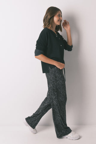 Pantalón de Pijama con Estampado Animal Print