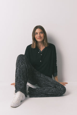 Pantalón de Pijama con Estampado Animal Print