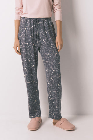 Pantalón con Cintura Elástica Estampado Estrellas