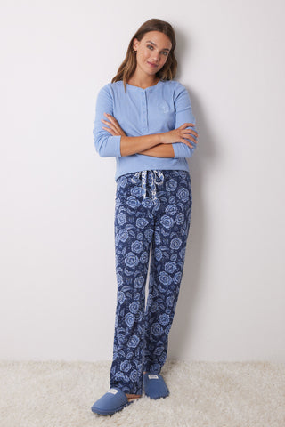 Pantalón de Pijama de Algodón