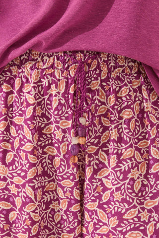 Pantalón con Cintura Elástica Estampado