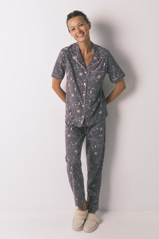 Set de Pijama 2 Piezas con Estampado Estrellas