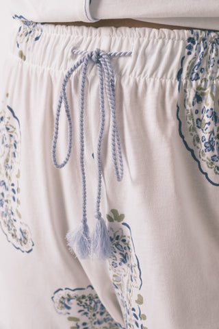 Set de Pijama 2 Piezas con Estampado Paisley