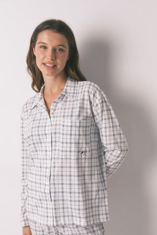 Set de Pijama 2 Piezas con Estampado Cuadros
