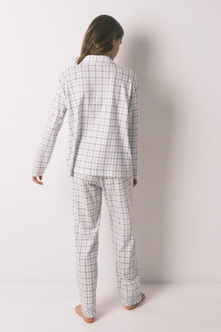 Set de Pijama 2 Piezas con Estampado Cuadros