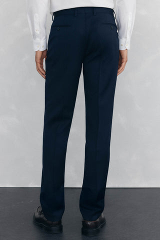 Pantalón de Vestir Tejido con Textura