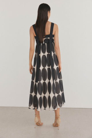 Vestido Midi de Tirantes con Estampado