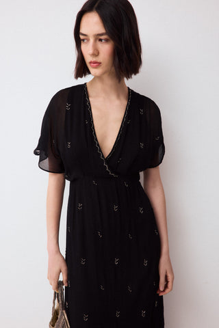 Vestido M/C Beads.
