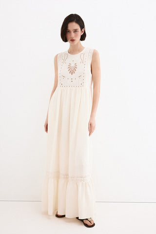 Vestido S/M Cuerpo Open Work.