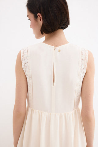 Vestido S/M Cuerpo Open Work.