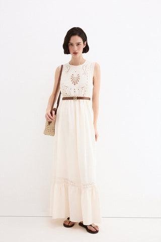 Vestido S/M Cuerpo Open Work.