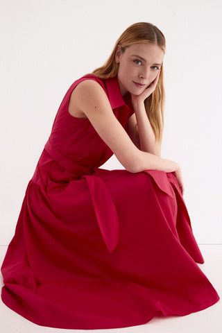 Vestido S/M Cami.Liso Popelin.