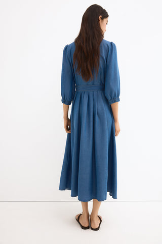 E. Vestido M/L Tencel Camisero.
