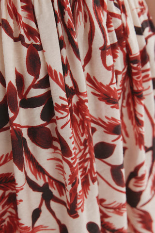 Vestido sin Mangas con Estampado Floral