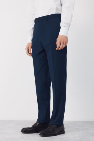 Pant Cuadro Azul Tej Dinam Slim.