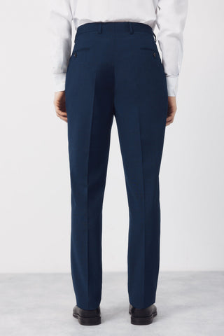 Pant Cuadro Azul Tej Dinam Slim.
