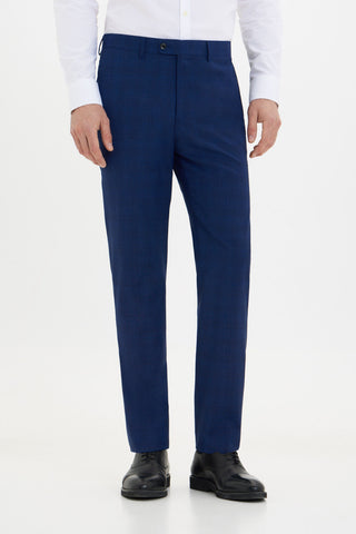 Pantalón Corte Slim Fit de Cuadros