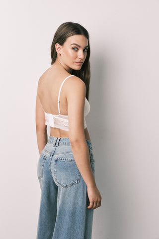 Sujetador Escote Halter de Encaje
