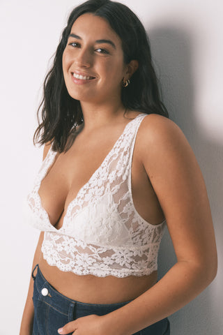 Sujetador Bralette Halter con Encaje