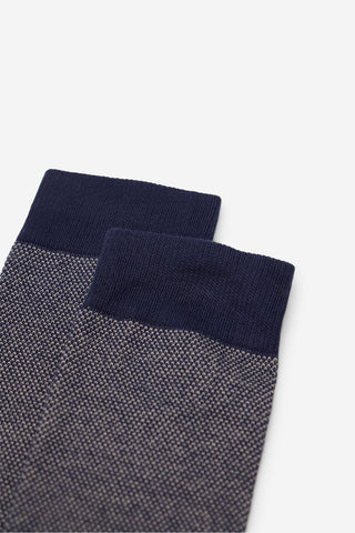 Medias Largas Estampado Microdibujo, Hombre