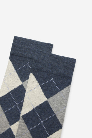 Calcetin Algodón Rombo.