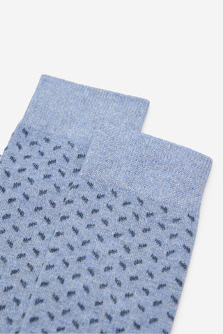 Medias de Canalé con Estampado Puntos