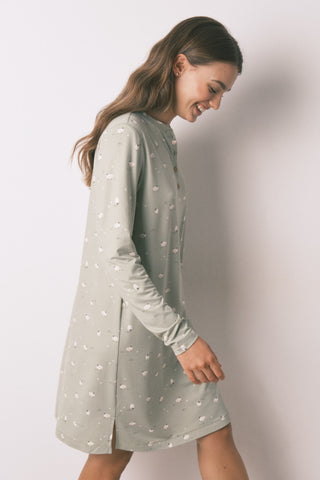 Pijama Manga Larga con Estampado Ovejitas