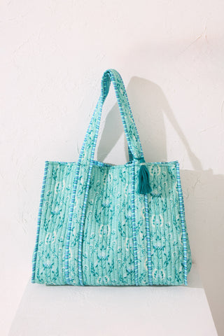 Bolso Grande con Estampado Floral
