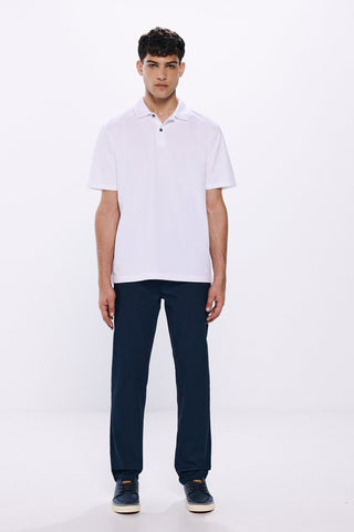 Polo Piqué Regular Fit con Botones