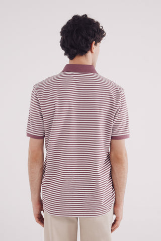 Camiseta Manga Corta Estampado Rayas