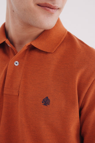 Polo Manga Corta con Logo Algodón
