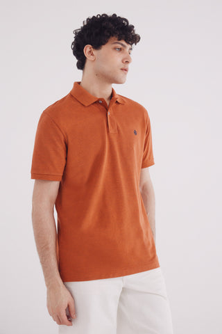 Polo Manga Corta con Logo Algodón
